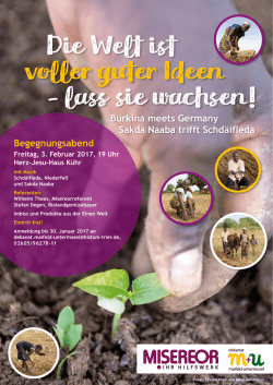 Die Welt ist voller guter Ideen &ndash; lass sie wachsen!