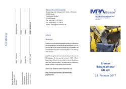 Flyer und Anmeldung.