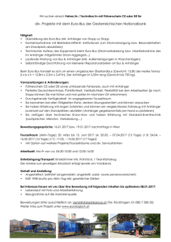div. Projekte mit dem Euro-Bus der