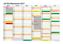 AH Spielplan 2017