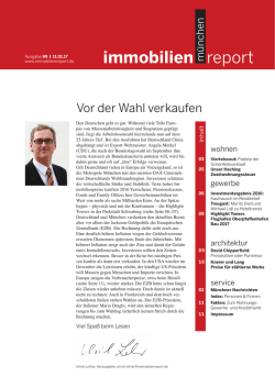 Immobilienreport
