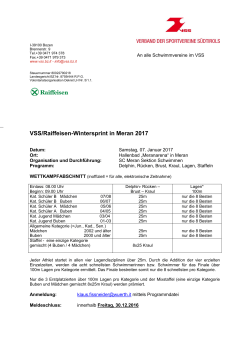 VSS/Raiffeisen-Wintersprint in Meran 2017