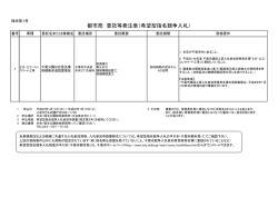 委託等発注表（PDF：105KB）