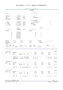 ｼﾞｬｲｱﾝﾄｽﾗﾛｰﾑ競技