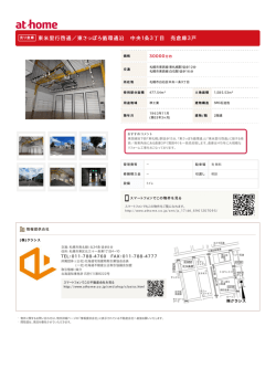 東米里行啓通／東さっぽろ循環通沿 中央1条3丁目 売倉庫3戸