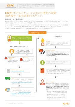 RSPO supply chain Guide