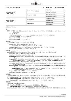 ヴォルケンクラッツ 牡 黒鹿 2011年 4月25日生