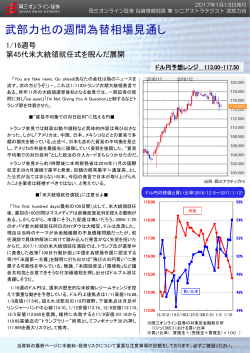 武部力也の週間為替相場見通し