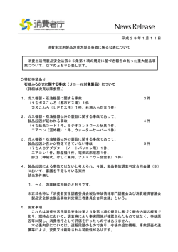 リコール製品で火災（石油ふろがま（無償点検・改修））等[PDF