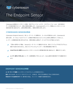 The Endpoint Sensor