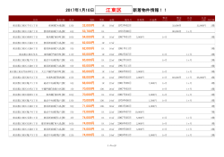 江東区新着物件リスト