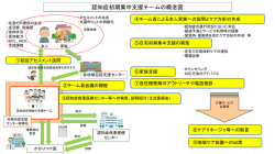 認知症初期集中支援の実施フロー図（PDF：256KB）（別ウィンドウで開き