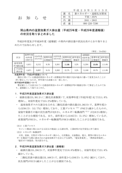 （平成25年度・平成26年度速報値） [PDFファイル／207KB]