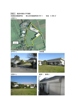 （別紙2）施設外観，平面図( PDF書類 )