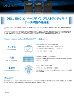 Dell EMCコンバージド インフラストラクチャ向けデータ保護