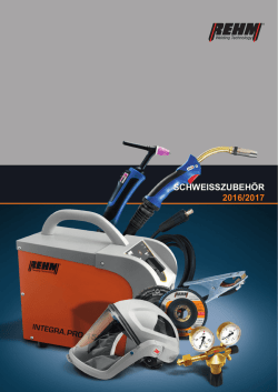 schweisszubehör 2016/2017