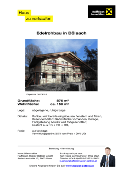 Edelrohbau in D&ouml;lsach Haus zu verkaufen
