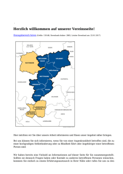 Herzlich willkommen auf unserer Vereinsseite! - Blinden