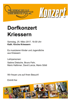 Kriessern 25. März 2017