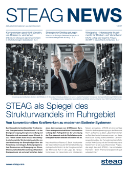 STEAG als Spiegel des Strukturwandels im Ruhrgebiet