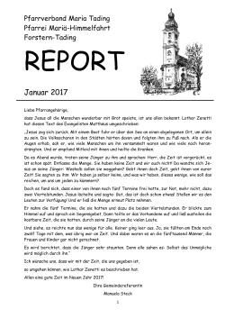 REPORT Januar 2017