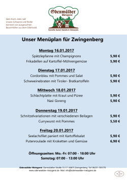 Zwingenberg - Odenwälder Metzgerei