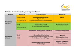 Infoabend 2017 Plan
