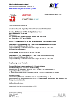 Einladung 10m Pistole