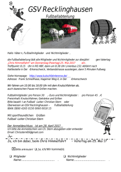 GSV Recklinghausen - glz