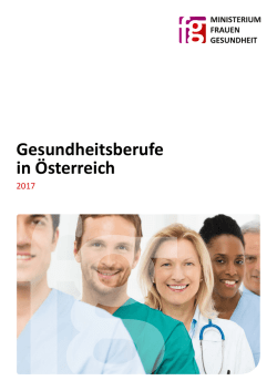 Gesundheitsberufe in Österreich 2017