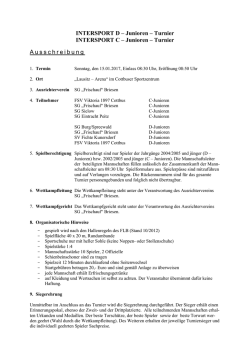 INTERSPORT D &ndash; Junioren