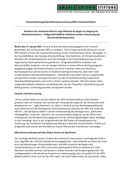 Pressemitteilung/Inland/Rechtsextremismus/NPD