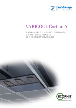 Zent Frenger Energy Solutions VARICOOL Carbon A
