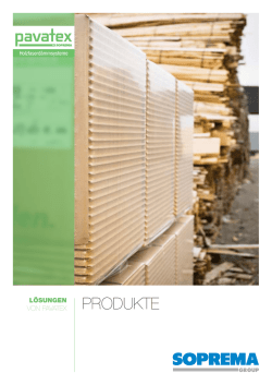 Produkte - Pavatex