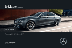 E-Klasse Limousine