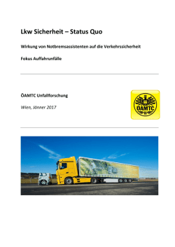 Lkw Sicherheit – Status Quo