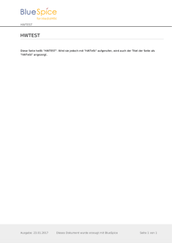 hwtest - MedienWiki