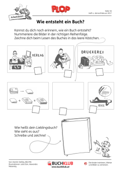 Wie entsteht ein Buch?