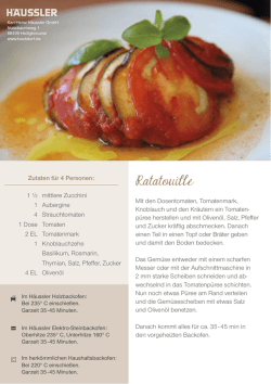Ratatouille - Karl-Heinz Häussler GmbH