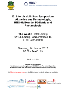 12. Interdisziplinäres Symposium