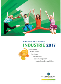 industrie 2017 - bioM&eacute;rieux Austria website