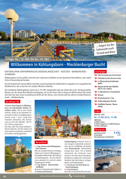 Willkommen in Kühlungsborn - Mecklenburger Bucht - Alex