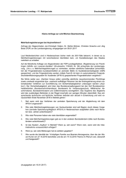 Drucksachen allgemein - Nieders&auml;chsischer Landtag