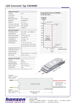 LED Converter Typ C50/990D