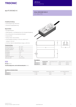 LED-Driver Konstantspannung Driver 0010 K001 12/24 V