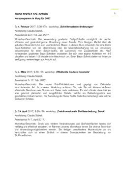 Informationen - Swiss Textile Collection