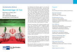 Businessknigge im Iran