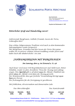 Ehe-Neujahr mit Burgfrauen