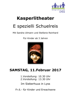 Kasperlitheater - Elternforum-Lyss
