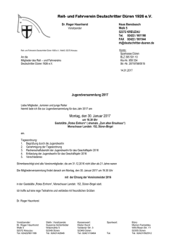 Jugendversammlung